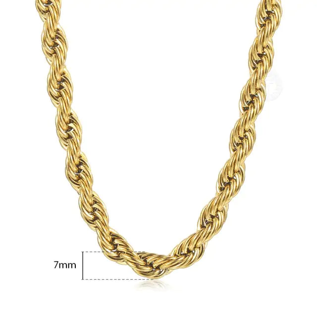 Twisted Link Chain