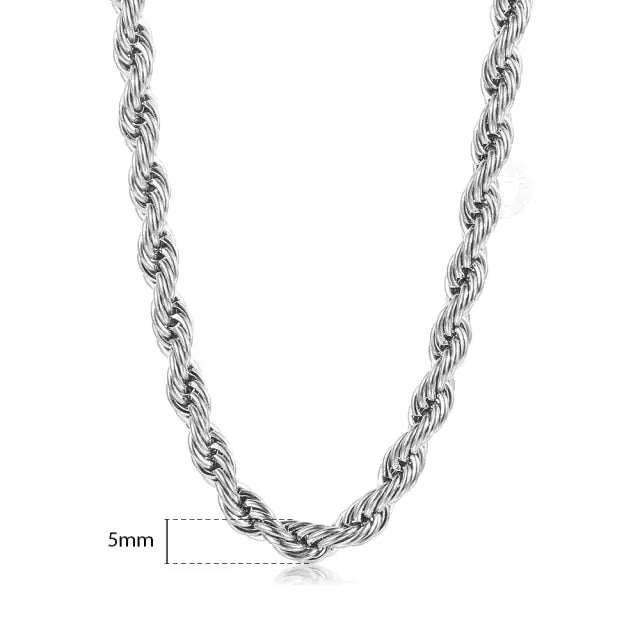 Twisted Link Chain