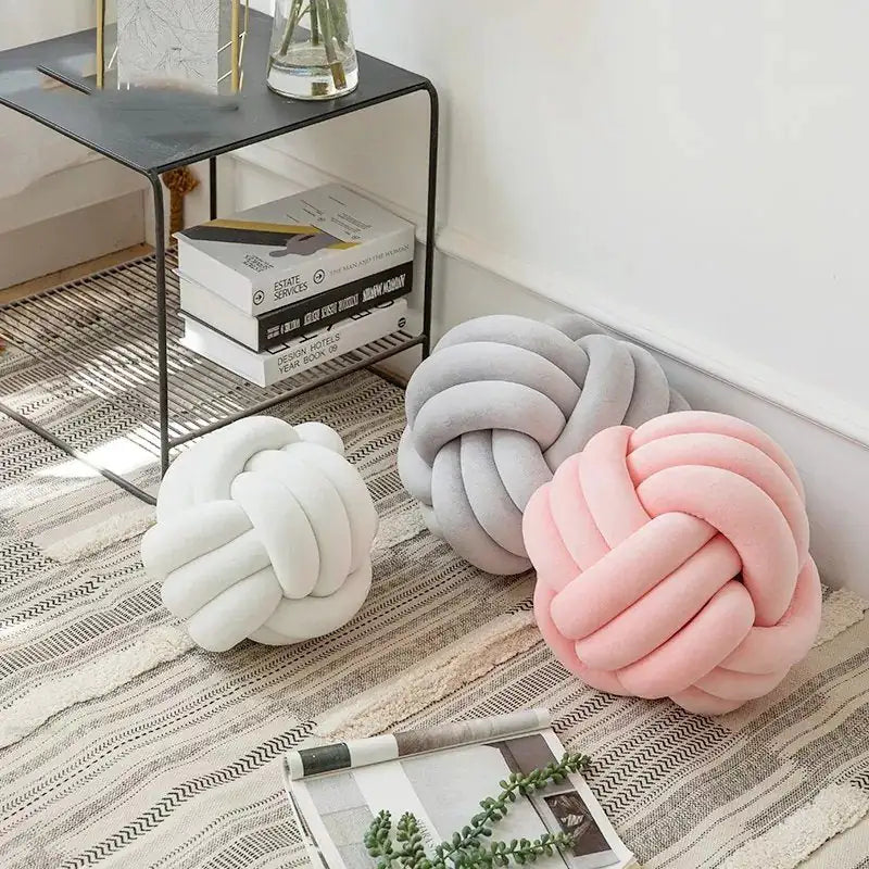 Knotted Ball Pillow