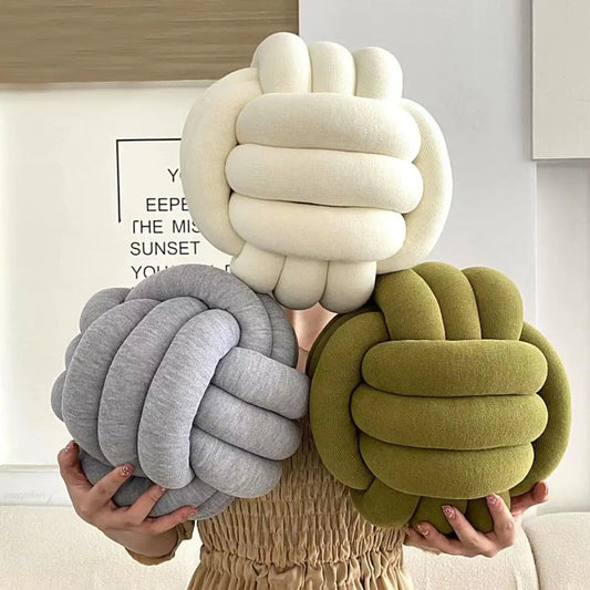 Knotted Ball Pillow