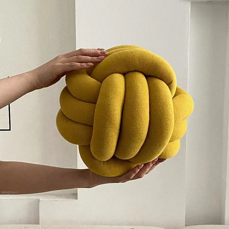 Knotted Ball Pillow