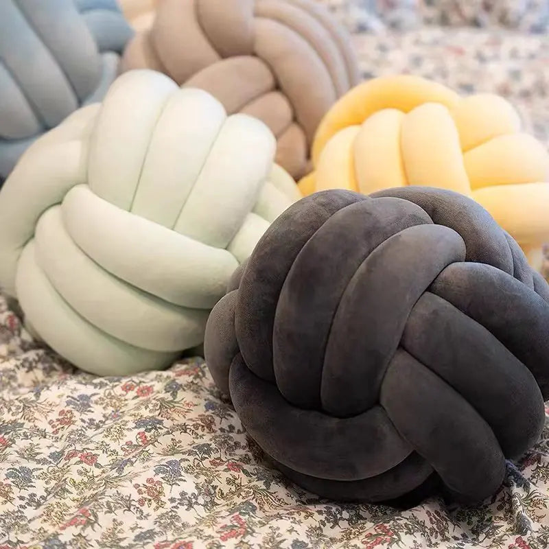 Knotted Ball Pillow